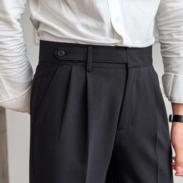 PIANTINI DOUBLE PLEATED TROUSERS