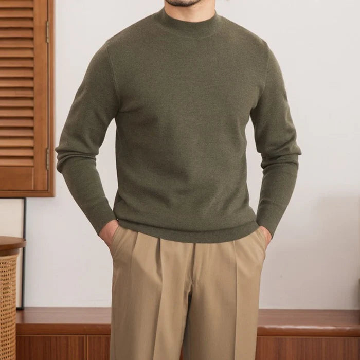 REGAL SLIM FIT WOOL NECK