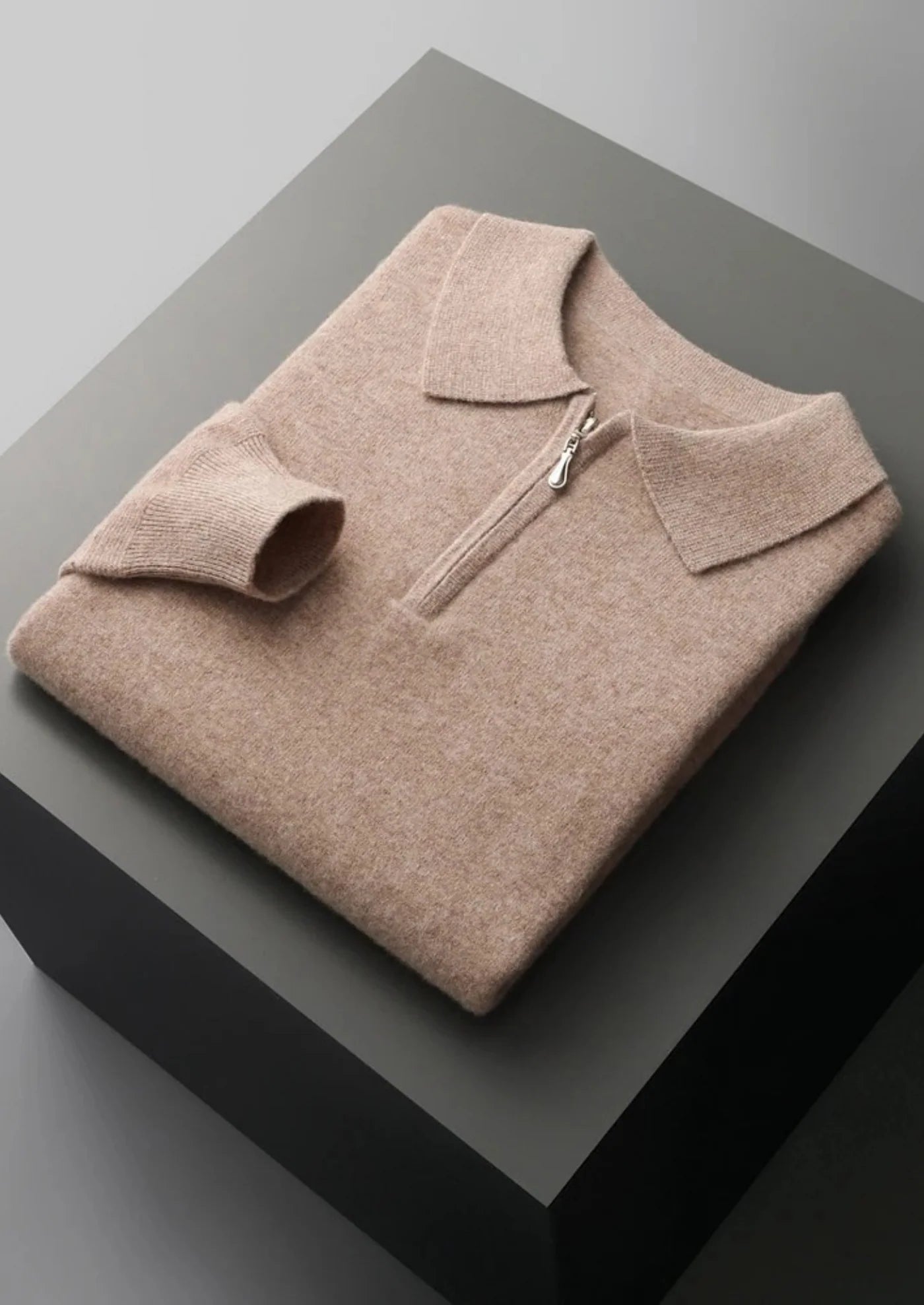 SAVILE CLASSIC 100% CASHMERE POLO