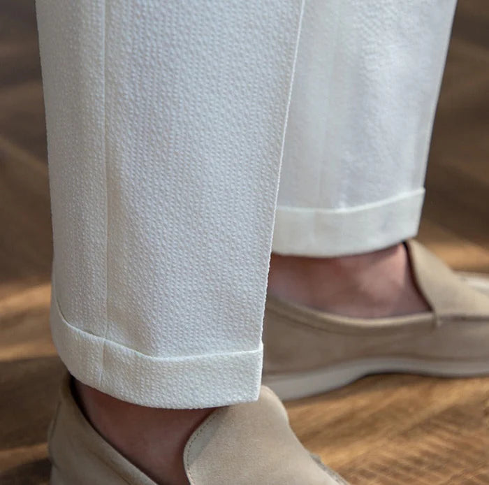 RIVAY PLEATED TROUSERS