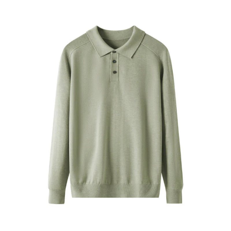 ASCOT BOTTOM WOOL POLO