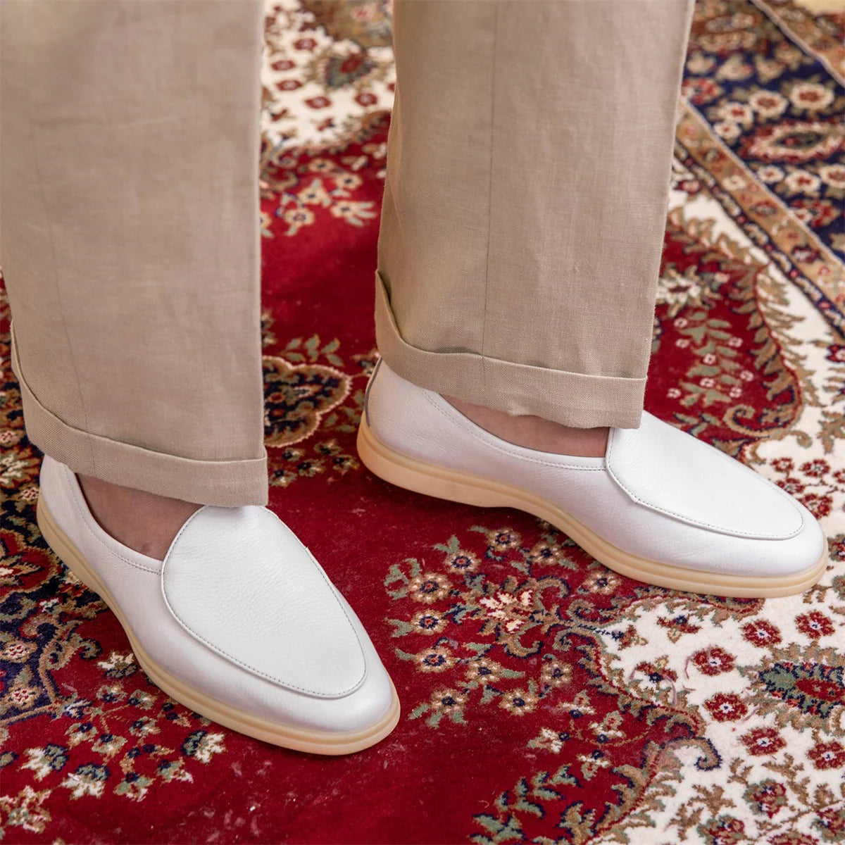 SANDIER SUEDE/LEATHER LOAFER
