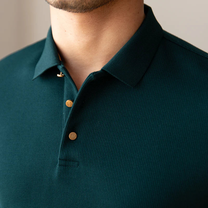 EVERYDAY KNIT LONG SLEEVE POLO