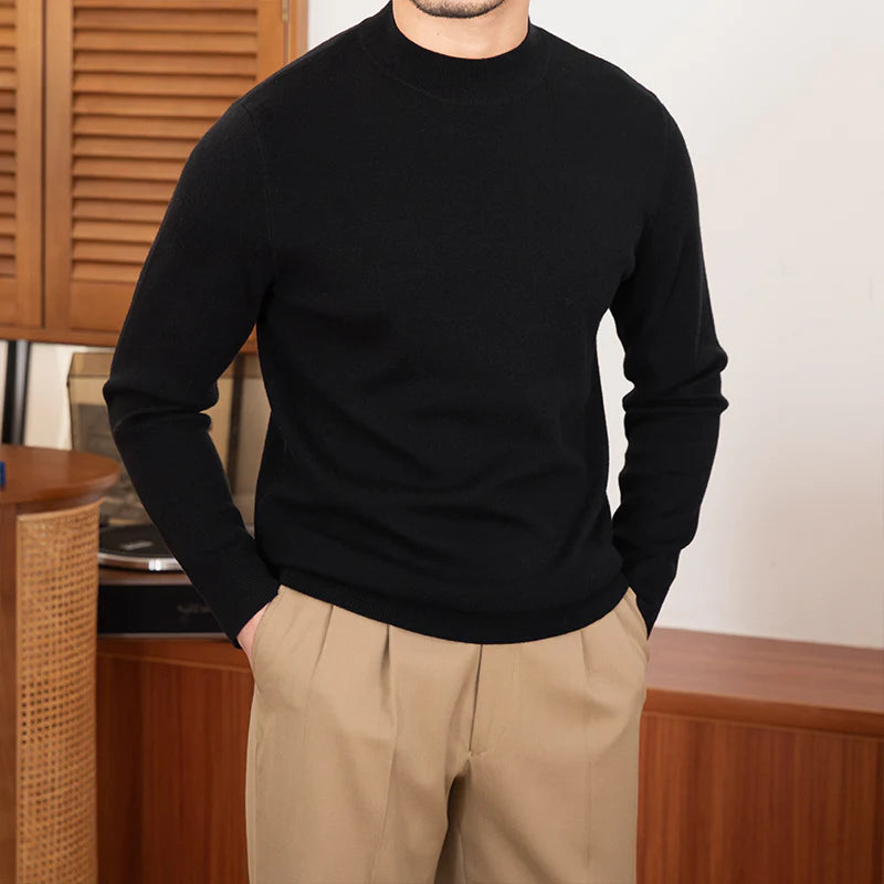 REGAL SLIM FIT WOOL NECK