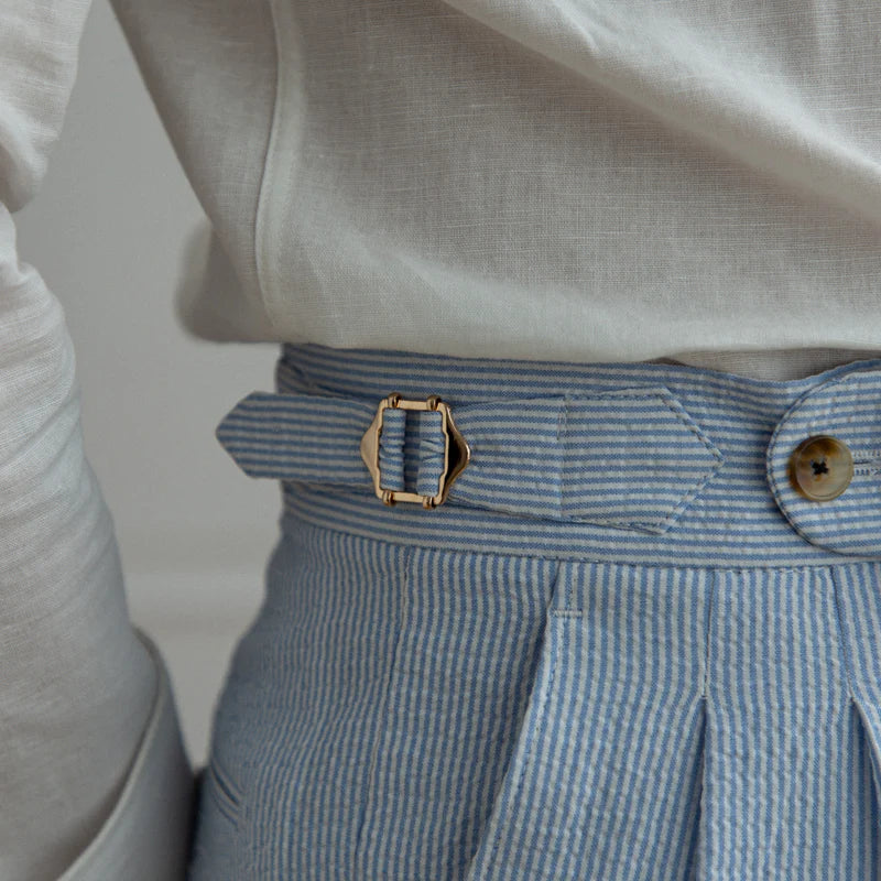 LEVANT SEERSUCKER TROUSERS
