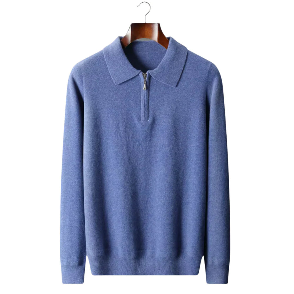 SAVILE CLASSIC 100% CASHMERE POLO