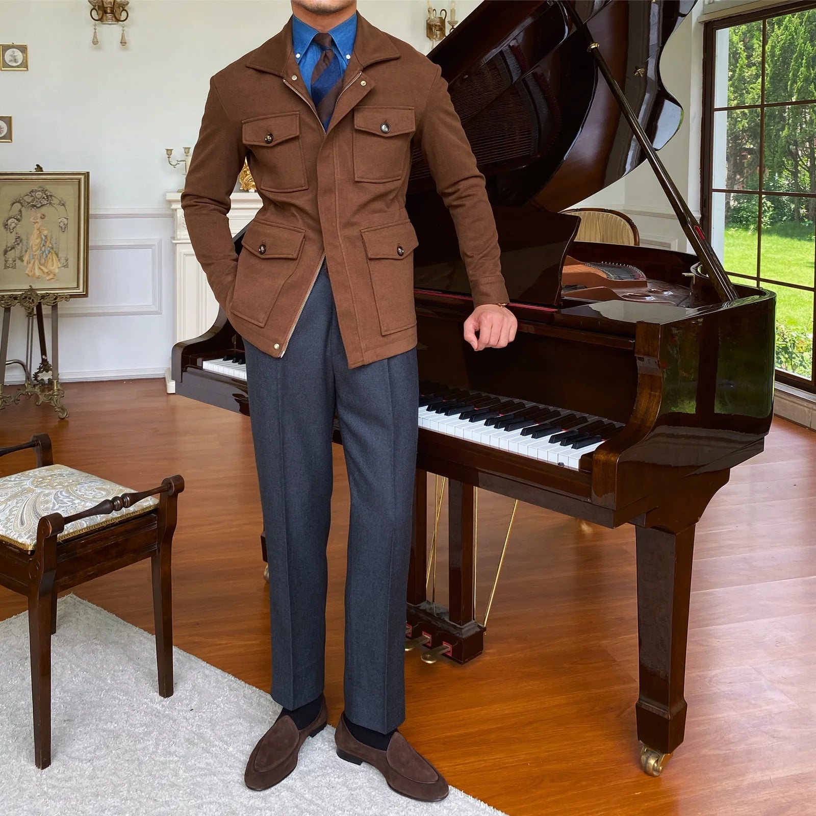 AZUR COLLAR JACKET