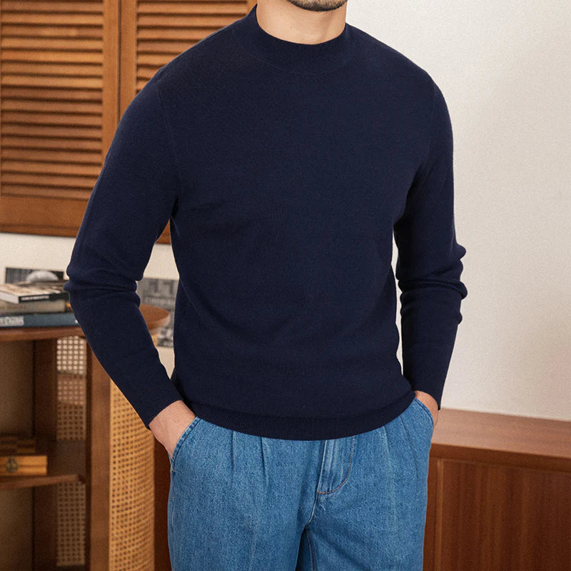 REGAL SLIM FIT WOOL NECK