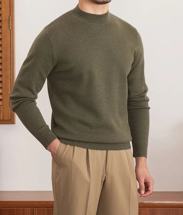 REGAL SLIM FIT WOOL NECK