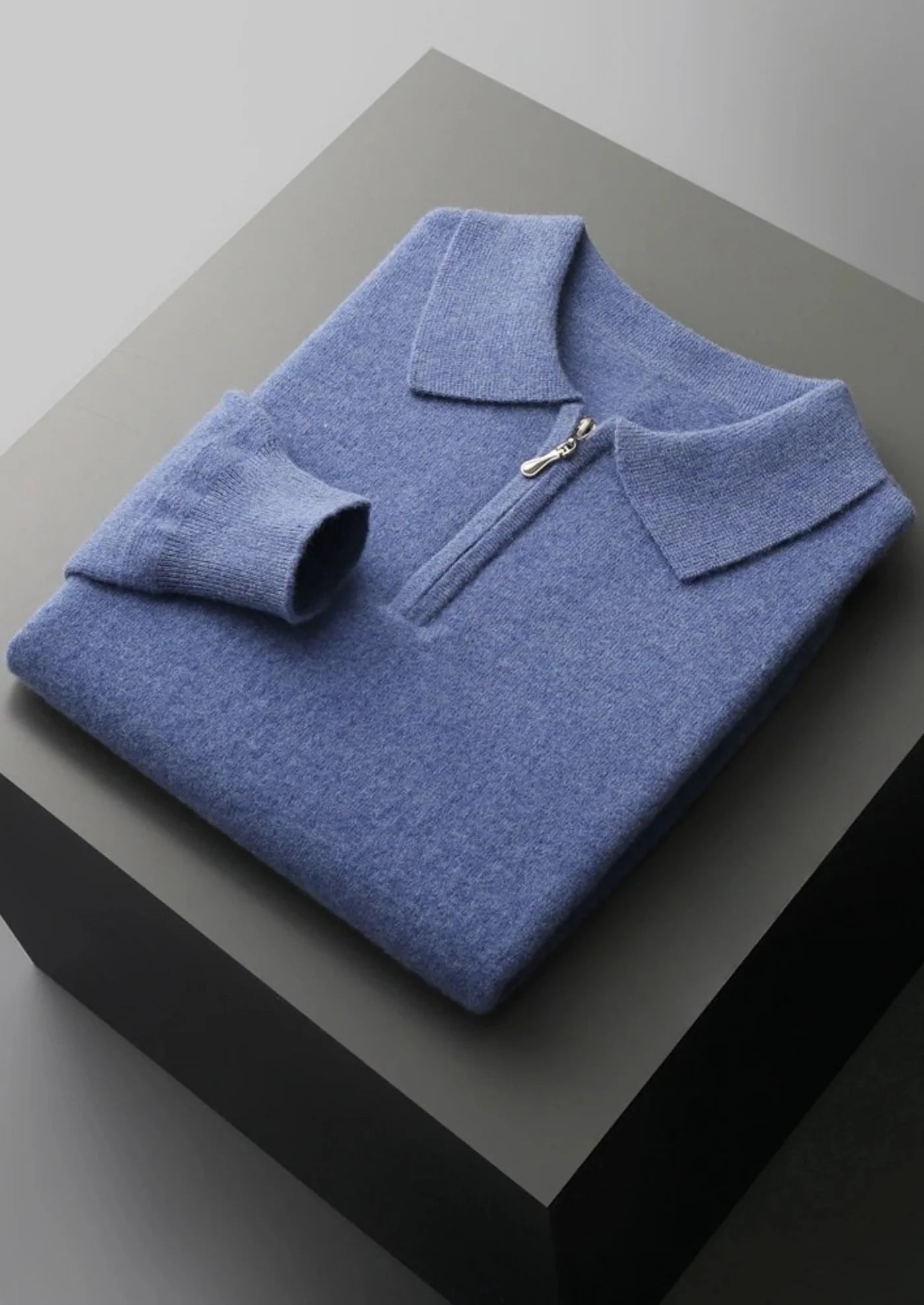 SAVILE CLASSIC 100% CASHMERE POLO