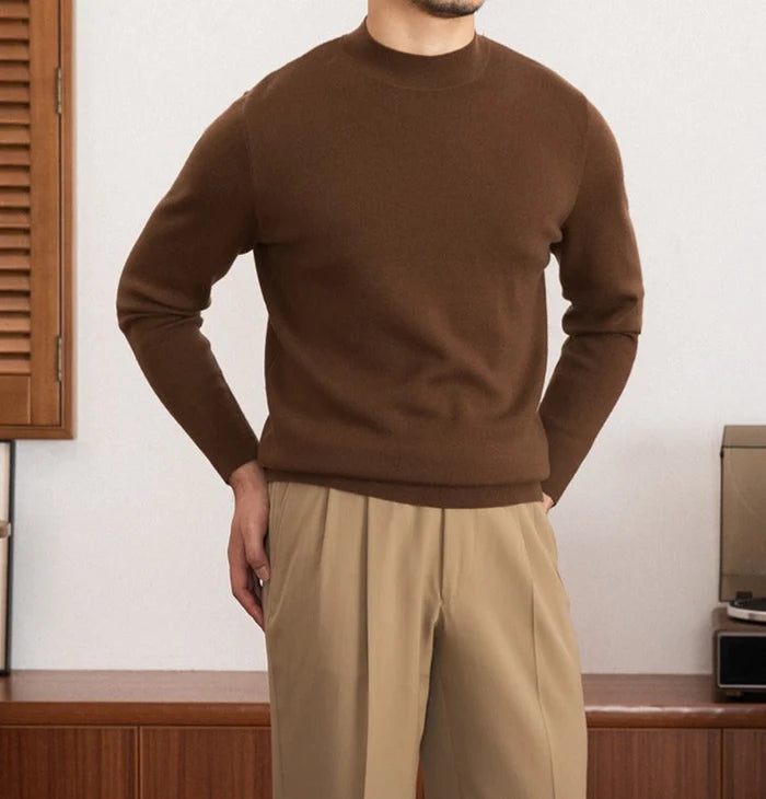 REGAL SLIM FIT WOOL NECK
