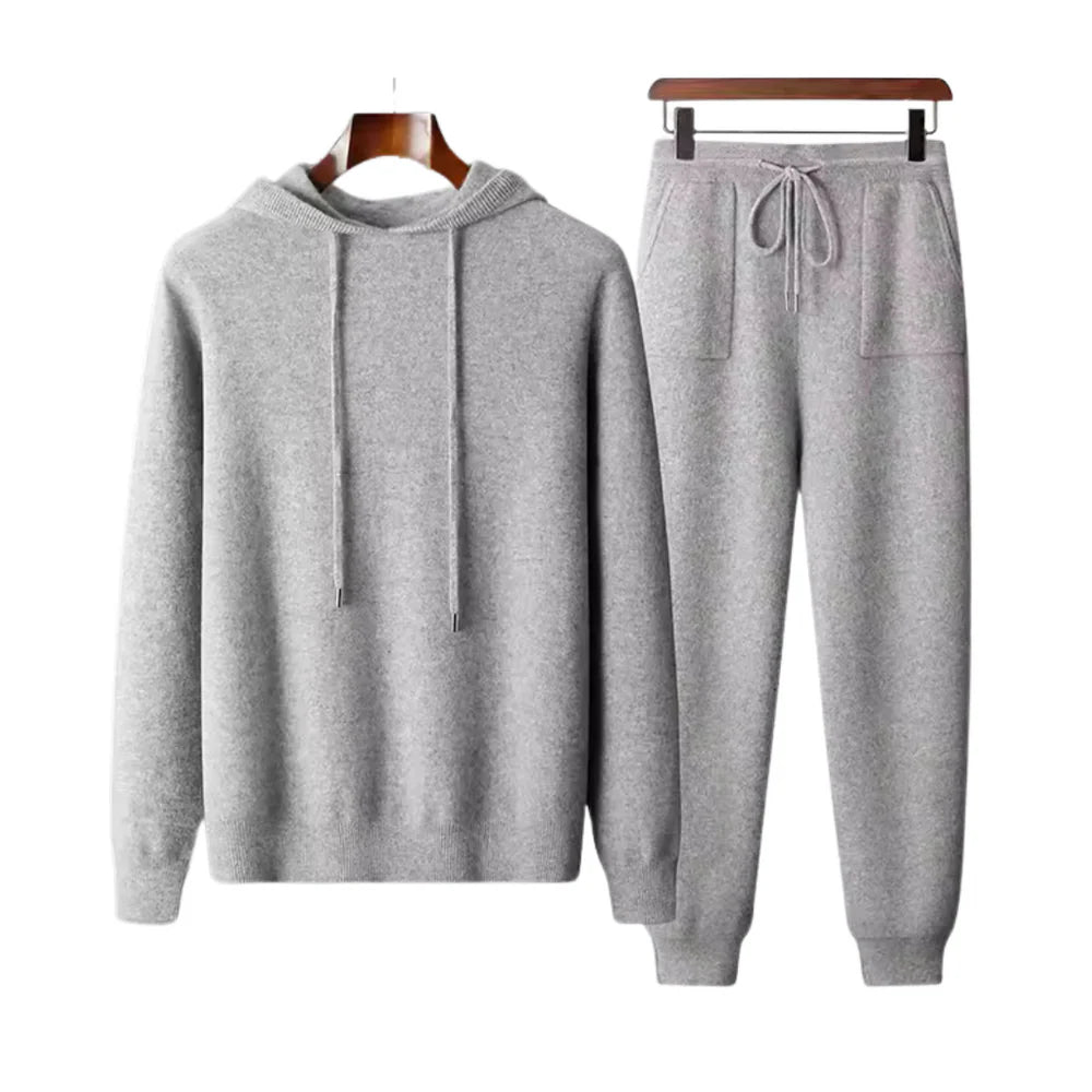 GENEVA 100% CASHMERE TRACKSUIT