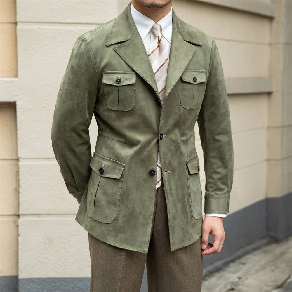 ANTWERP ATELIER SUEDE COLLAR JACKET