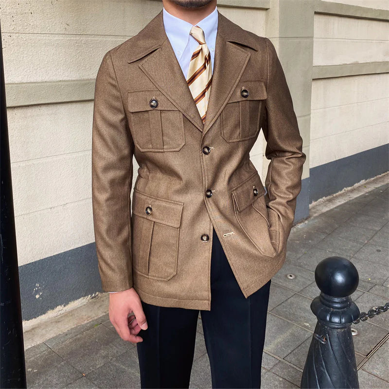 FIRENZE SUIT COLLAR JACKET